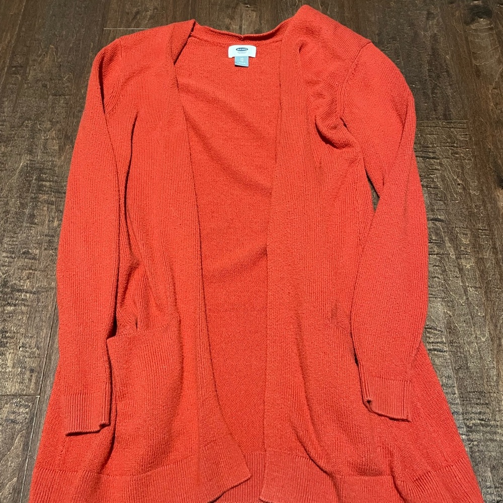 Orange Cardigan